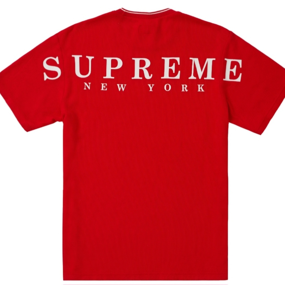 Supreme stripe rib Waffle top